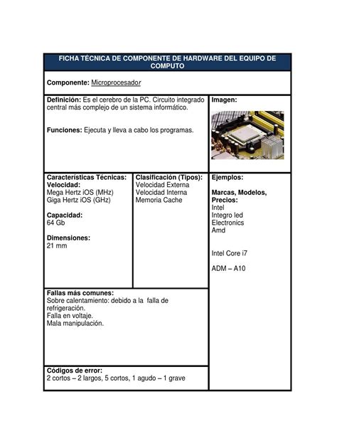 moodle tecnica 1|Ficha Técnica De México.